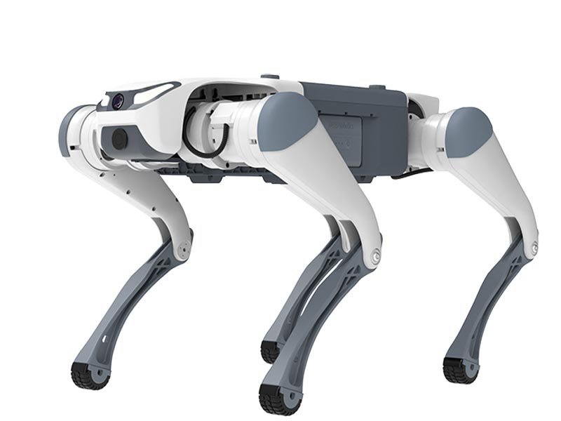 Робот-собака DEEP Robotics Lite3 — вид сбоку на белом фоне