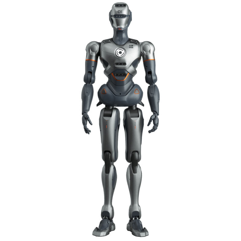 Робот-гуманоид EngineAI SE01 — вид спереди