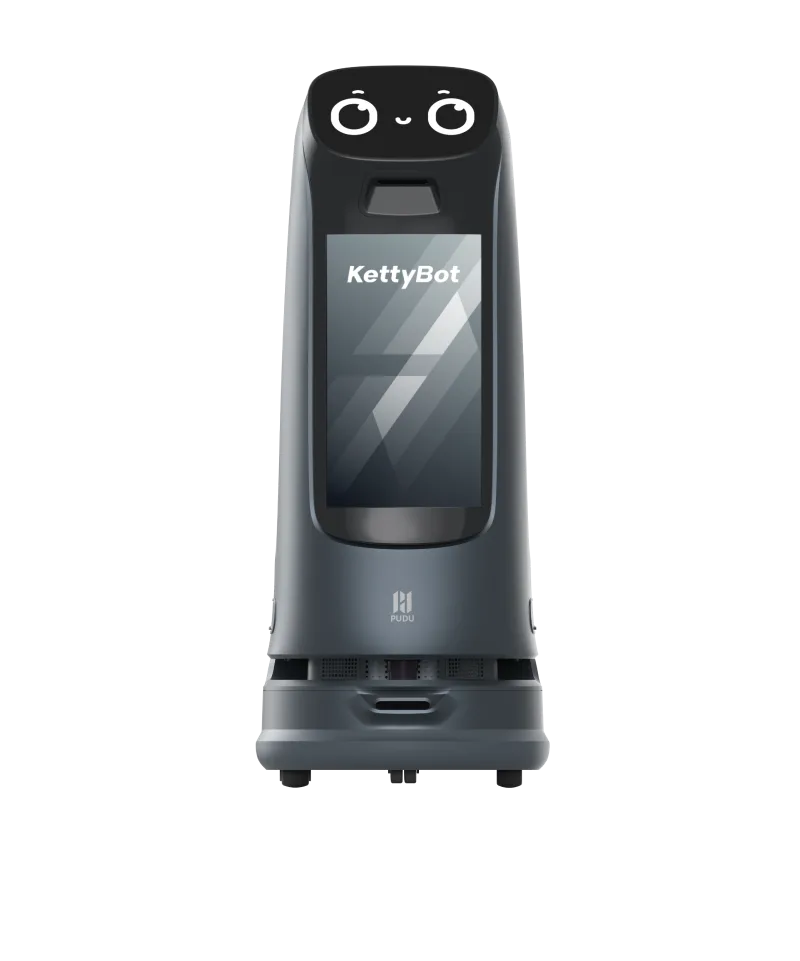Робот-доставщик Pudu KettyBot Pro — вид спереди